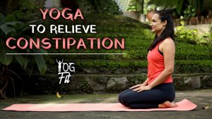 3 Easy Yoga Poses To Relieve Constipation | Beginner Yoga For Constipation Relief | YogFit